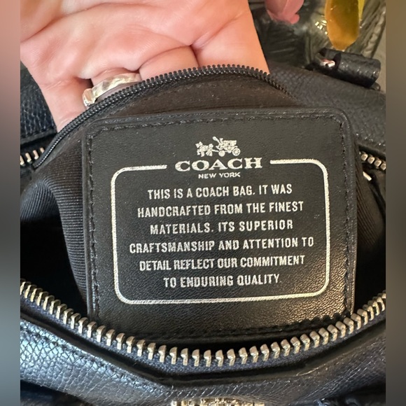 Coach Navy Satchel Handbag/Shoulder Bag Mini Bennett Bag. 💙 - Picture 8 of 16